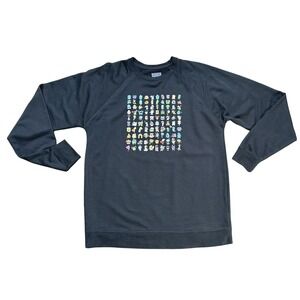 ZOX Monster Crewneck  Sweatshirt Pullover‎ Black Collectable XL  1 of 100 Made